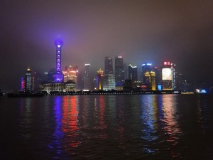 5-5上海　外灘から見た夜景